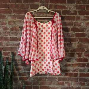 Vintage 60’s Polka Dot Butterfly Dress
